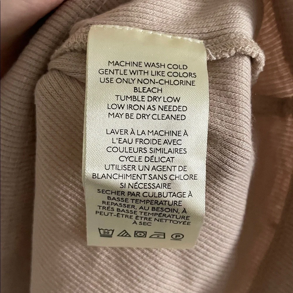 Pilcro Anthropologie Keira Peter Pan Collar Henley Top Size Small Neutral NWT - Picture 11 of 12